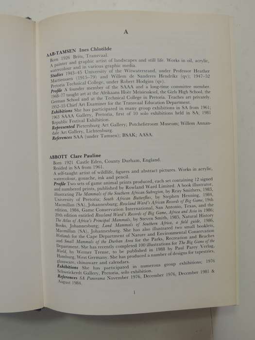 The Dictionary of South African Painters and Sculptors - Grania Ogilvie
