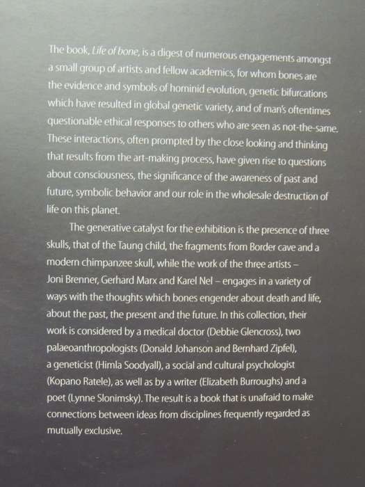 Life Of Bone - Art Meets Science- Joni Brenner, Elizabeth Burroughs & Karel Nel