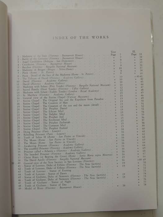 All The Works Of Michelangelo - Luciano Berti