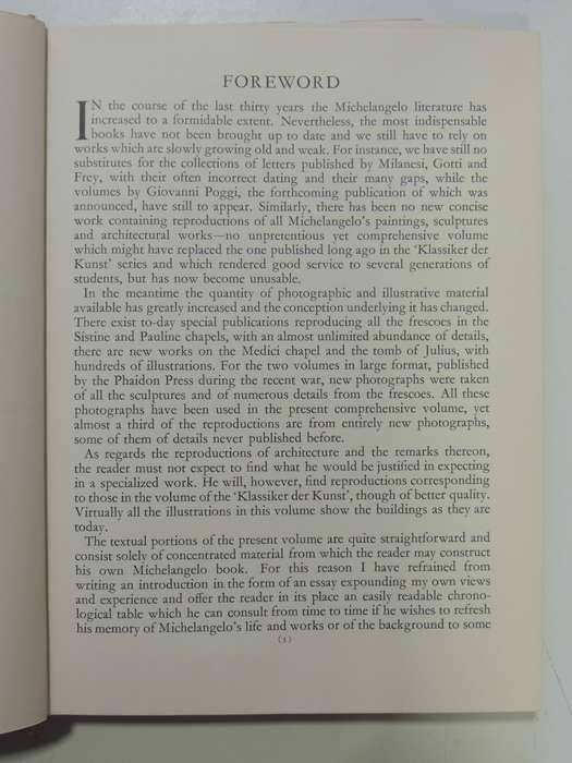 Michelangelo: Paintings, Sculptures, Architecture - Ludwig Goldscheider