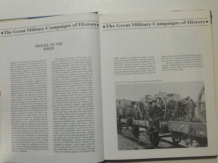 The Great Military Campaigns Of History - The 1914 Campaign August - October, 1914  Daniel David