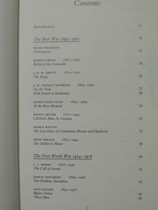 The Australian Experience Of War - Illustrated Stories & Verse  John Laird