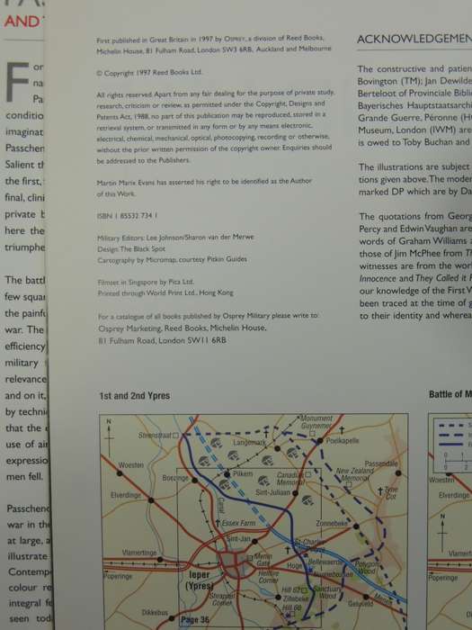 Passchendaele And The Battle Of Ypres 1914-18   Martin Marix Evans