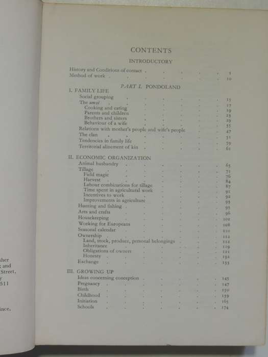 Reaction To Conquest, Effects Of Contact With Europeans On The Pondo Of South Africa - Monica Hunter