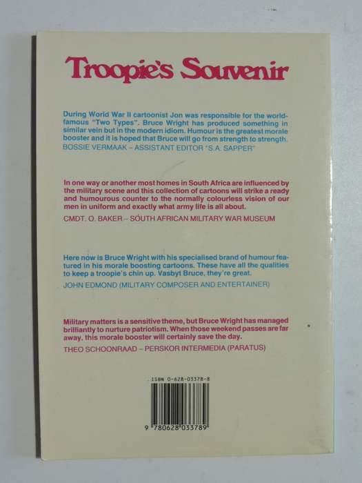 Troopie Days - Jokes By The Troopies For The Troopies  (Very Scarce) - Bruce Wright