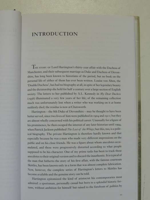 Affair Of State - A Biography Of The 8th Duke And Duchess Of Devonshire - Henry Vane