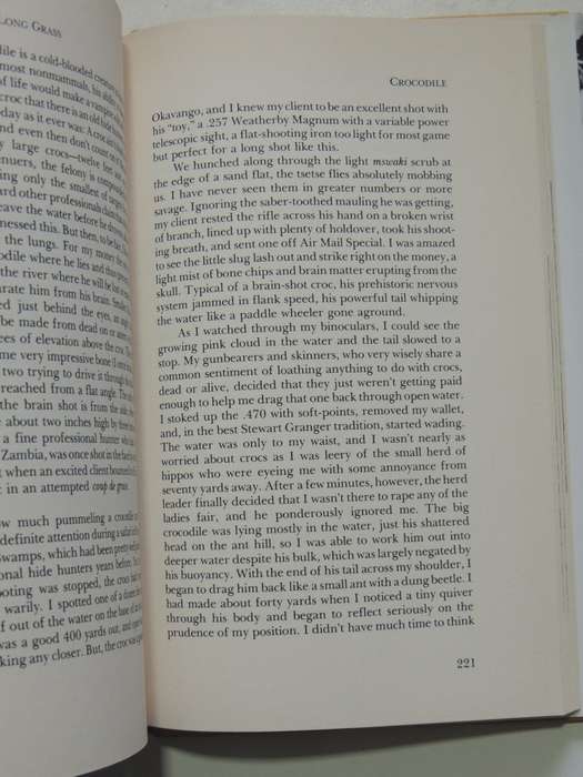 Death In The Long Grass, A Big Game Hunter`s Adventures In The African Bush- Peter Hathaway Capstick