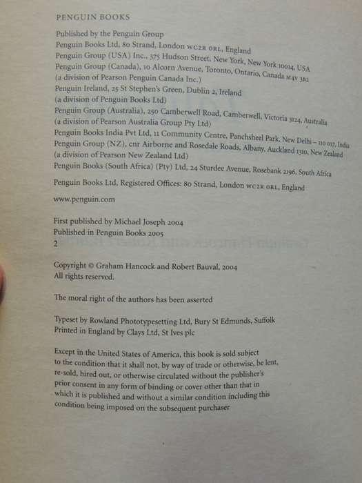 Talisman - Sacred Cities, Secret Faiths- Graham Hancock & Robert Bauval