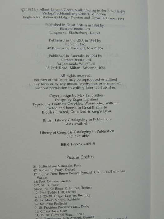 The Jesus Conspiracy - The Turin Shroud & The Truth About The Resurrection- Holger Kersten, E Gruber