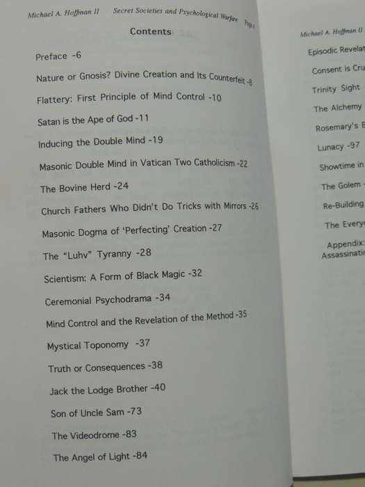 Secret Societies And Psychological Warfare- Michael A. Hoffman II