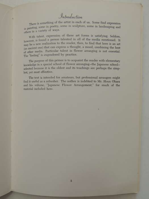 Japanese Flower Arrangement in a Nutshell, A Primer - Ellen Gordon Allen    Pub 1970