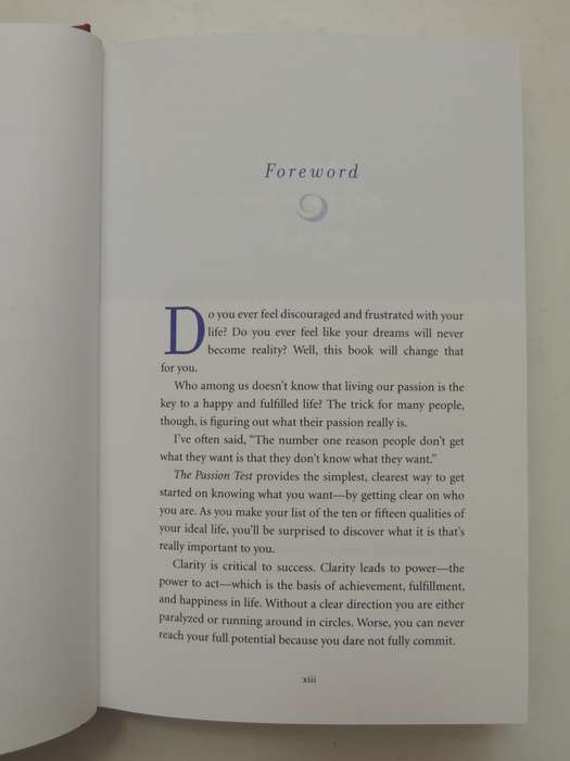 The Passion Test: The Effortless Path to Discovering Your Destiny -Janet Bray Attwood, Chris Attwood