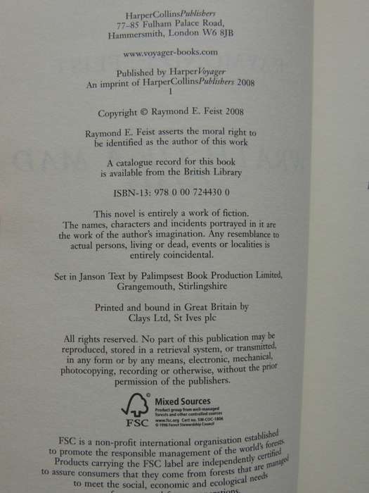 Wrath Of A Mad God- Raymond E. Feist