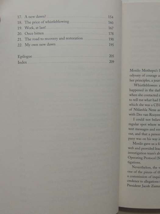 Uncaptured - The True Account Of The Nenegate/Trillian Whistleblower - Mosilo Mothepu (Inscribed)
