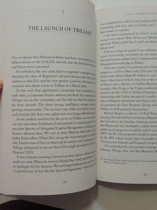Uncaptured - The True Account Of The Nenegate/Trillian Whistleblower - Mosilo Mothepu (Inscribed)