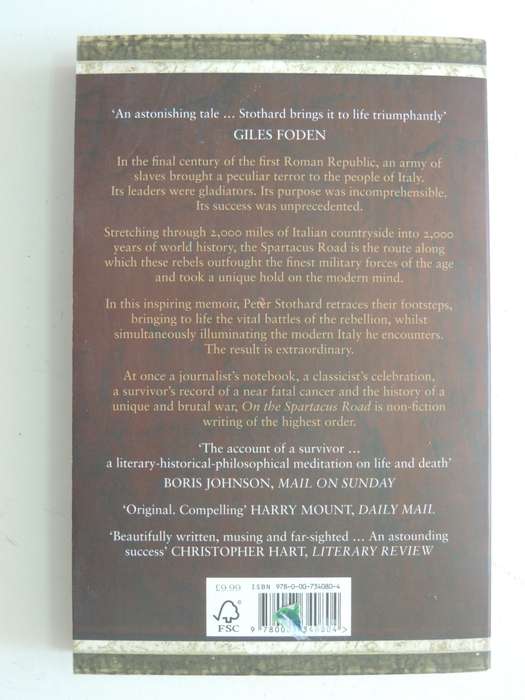 On The Spartacus Road - A Spectacular Journey Through Ancient Italy - Peter Stothard