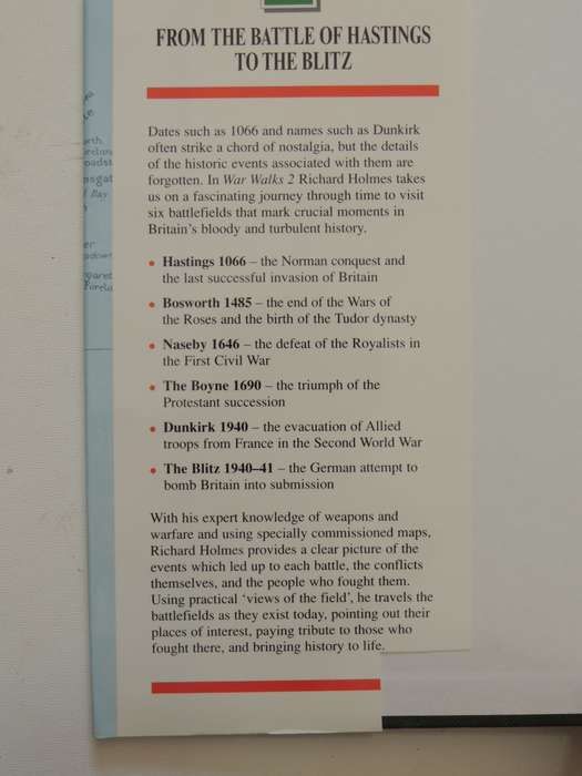 War Walks 2 From The Battle Of Hastings To The Blitz - Richard Holmes