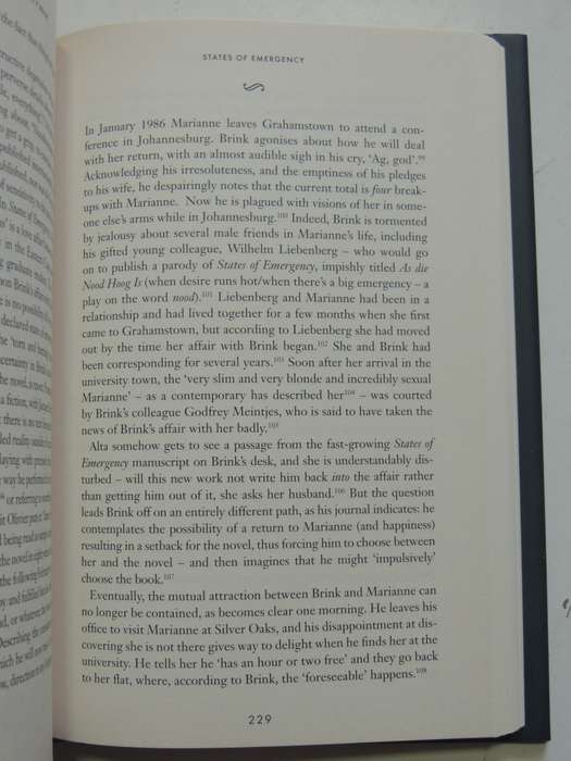 The Love Song Of Andre Brink  - A Biography  - Leon De Kock