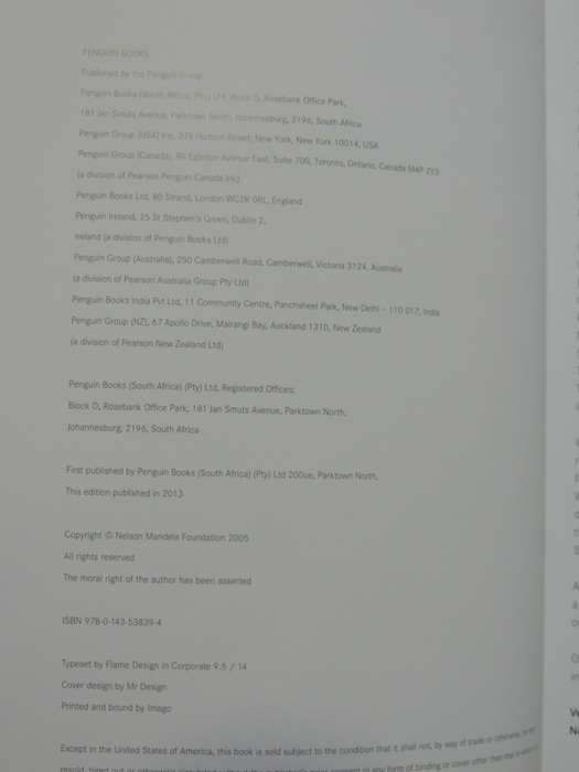 A Prisoner In The Garden - Opening Nelson Mandela`s Prison Archive  (1st Paperback Edition 2013)