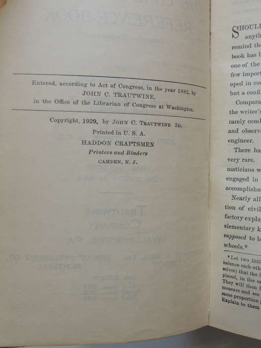 Trautwine - The Civil Engineer`s Reference-Book - John C. Trautwine