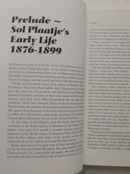 Sol Plaatje - Selected Writings - Ed. Brian Willan