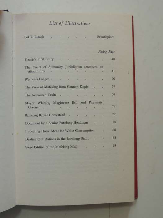 The Boer War Diary Of Sol T.Plaatje - An African At Mafeking- ed John L. Comaroff