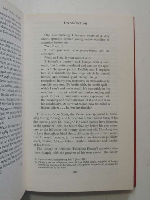 The Boer War Diary Of Sol T.Plaatje - An African At Mafeking- ed John L. Comaroff