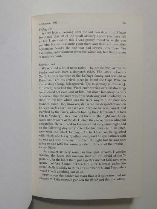 The Boer War Diary Of Sol T.Plaatje - An African At Mafeking- ed John L. Comaroff