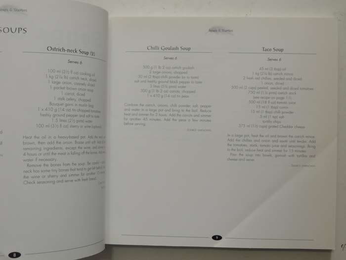 The Ostrich Cookbook- Pauline Henderson & Danelle Coulson