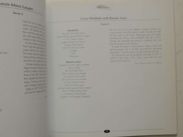 The Ostrich Cookbook- Pauline Henderson & Danelle Coulson