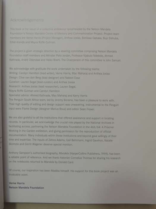 A Prisoner In The Garden - Signed By Sello Hatang Chief Executive Nelson Mandela Foundation