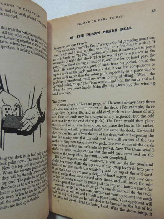 Scarne On Card TricksSCARCE  First English Edition 1953