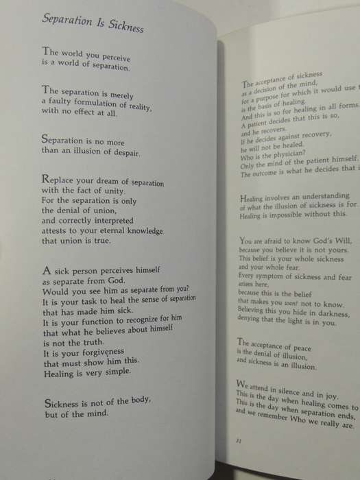 A Gift Of Healing - Selections From A Course In Miracles - ed Frances Vaughan & Roger Walsh
