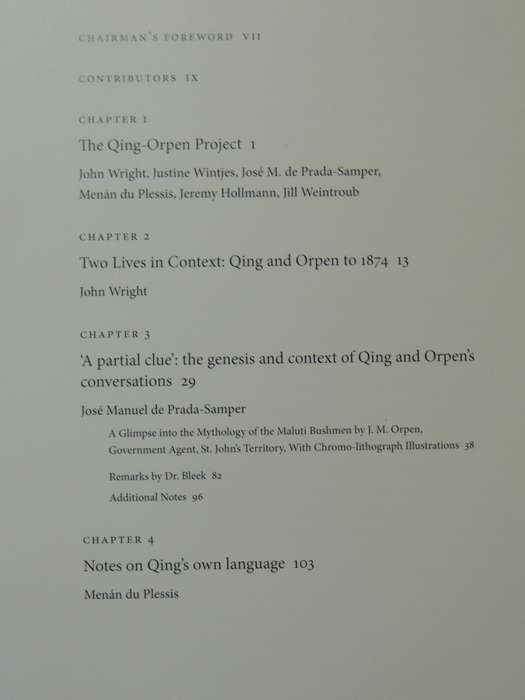 On The Trail Of Qing And Orpen Jose M. de Prada-Samper, Menan Du Plessis, Jeremy Hollmann, Jill Wein