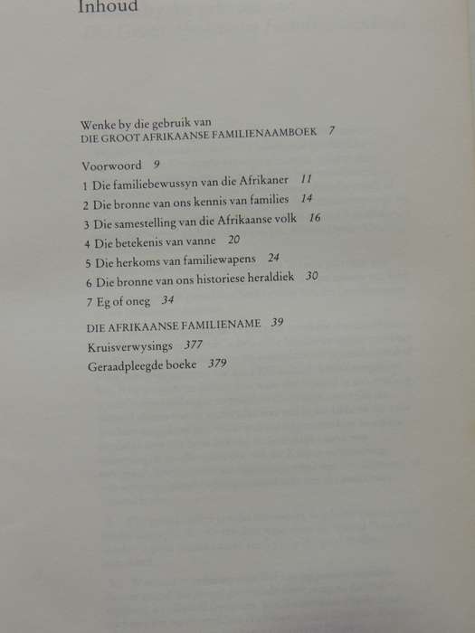 Die Groot Afrikaanse Familienaamboek - C. Pama