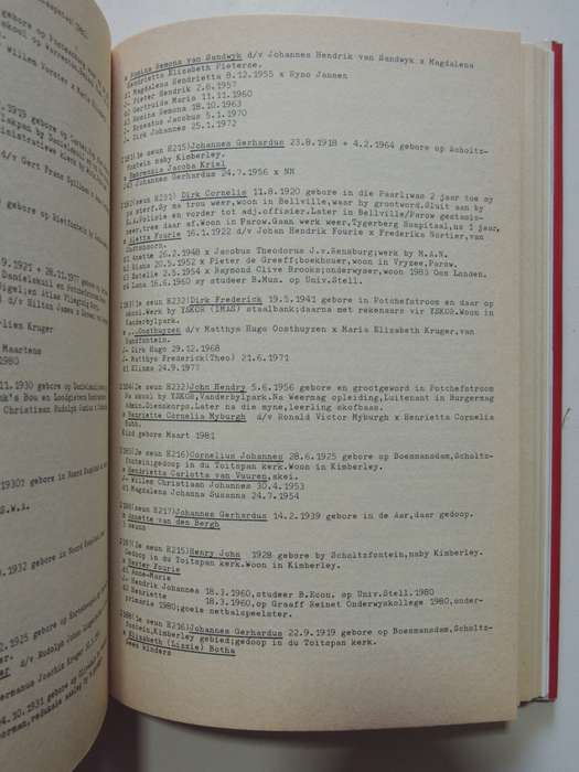 Uys Familie Register- J.R. Uys
