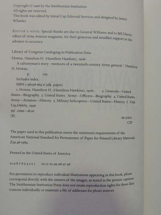 A Cavalryman`s Story - Memoirs Of A Twentieth Century Army General - Hamilton H. Howze