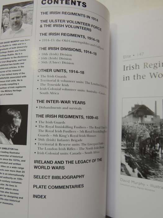 Osprey Elite Series: Irish Regiments In The World Wars David Murphy
