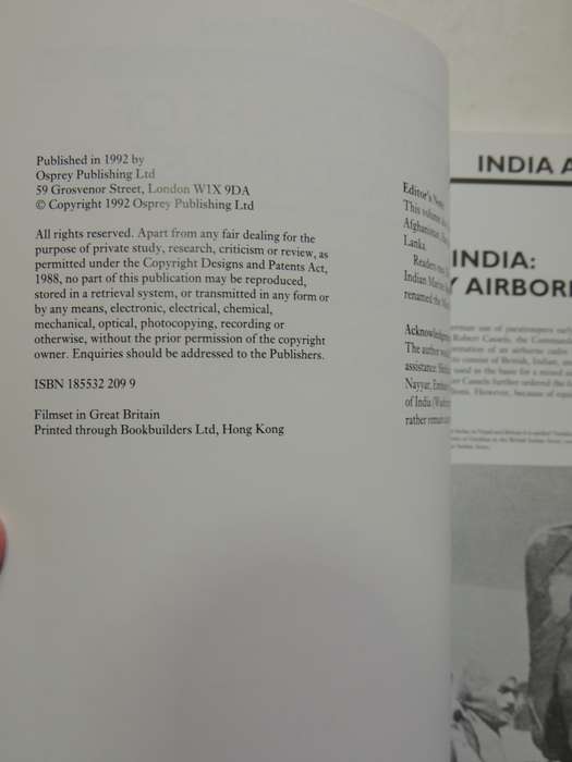 Osprey Elite Series: Elite Forces Of India And Pakistan  Ken Conboy