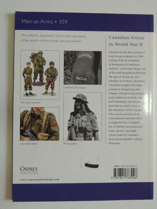 Osprey Men-At-Arms Series: Canadian Forces In World War II  Rene Chartrand