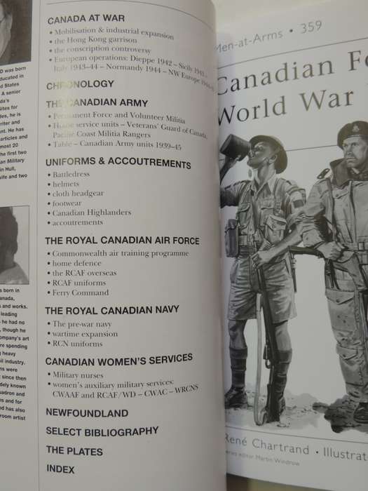 Osprey Men-At-Arms Series: Canadian Forces In World War II  Rene Chartrand