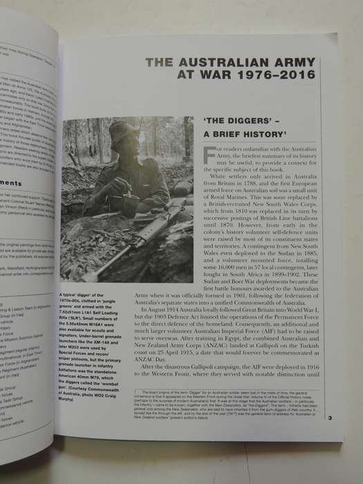Osprey Men-At-Arms Series: The Australian Army At War 1976-2016 Leigh Neville