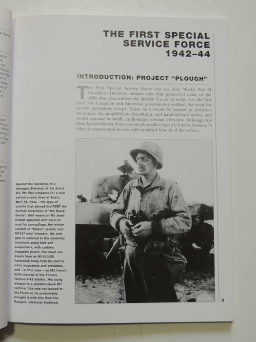Osprey Elite Series: First Special Service Force 1942-44 Bret Werner