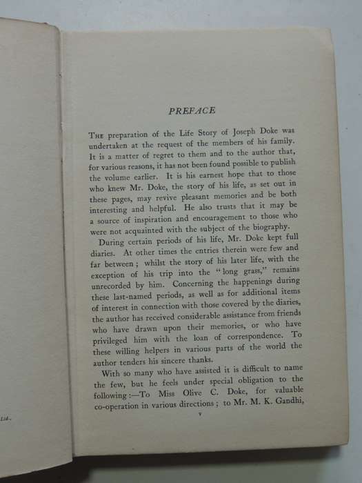 Joseph Doke - The Missionary Hearted- William E. Cursons