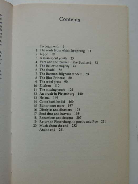 The Life Of Herman Charles Bosman - Valerie Rosenberg