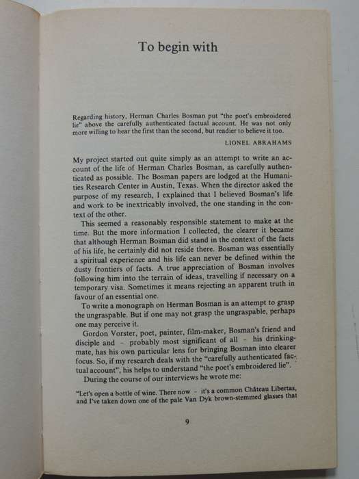 The Life Of Herman Charles Bosman - Valerie Rosenberg