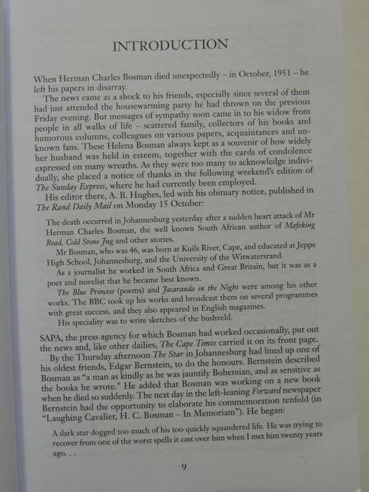 Life Sentence - A Biography Of Herman Charles Bosman - Stephen Gray