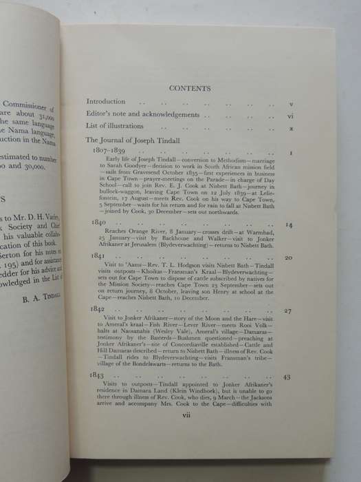 The Journal Of Joseph Tindall - VRS I No. 40- B.A. Tindall