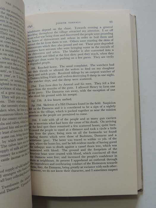The Journal Of Joseph Tindall - VRS I No. 40- B.A. Tindall