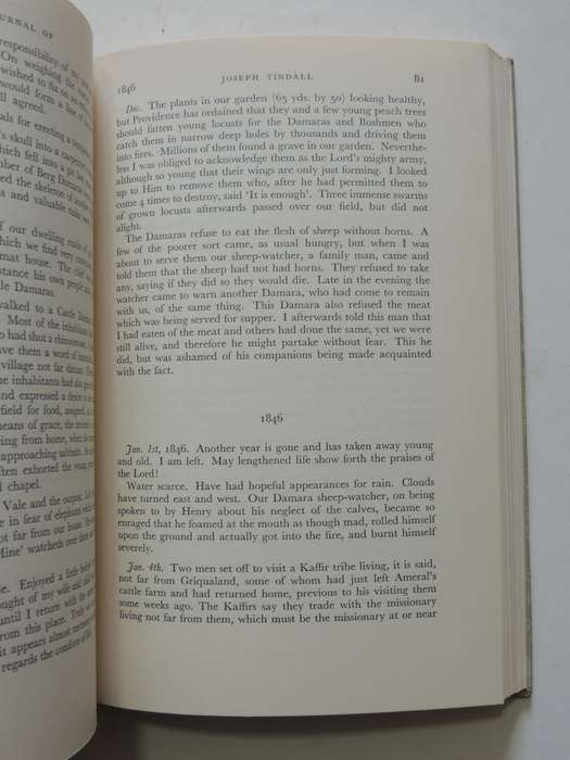 The Journal Of Joseph Tindall - VRS I No. 40- B.A. Tindall
